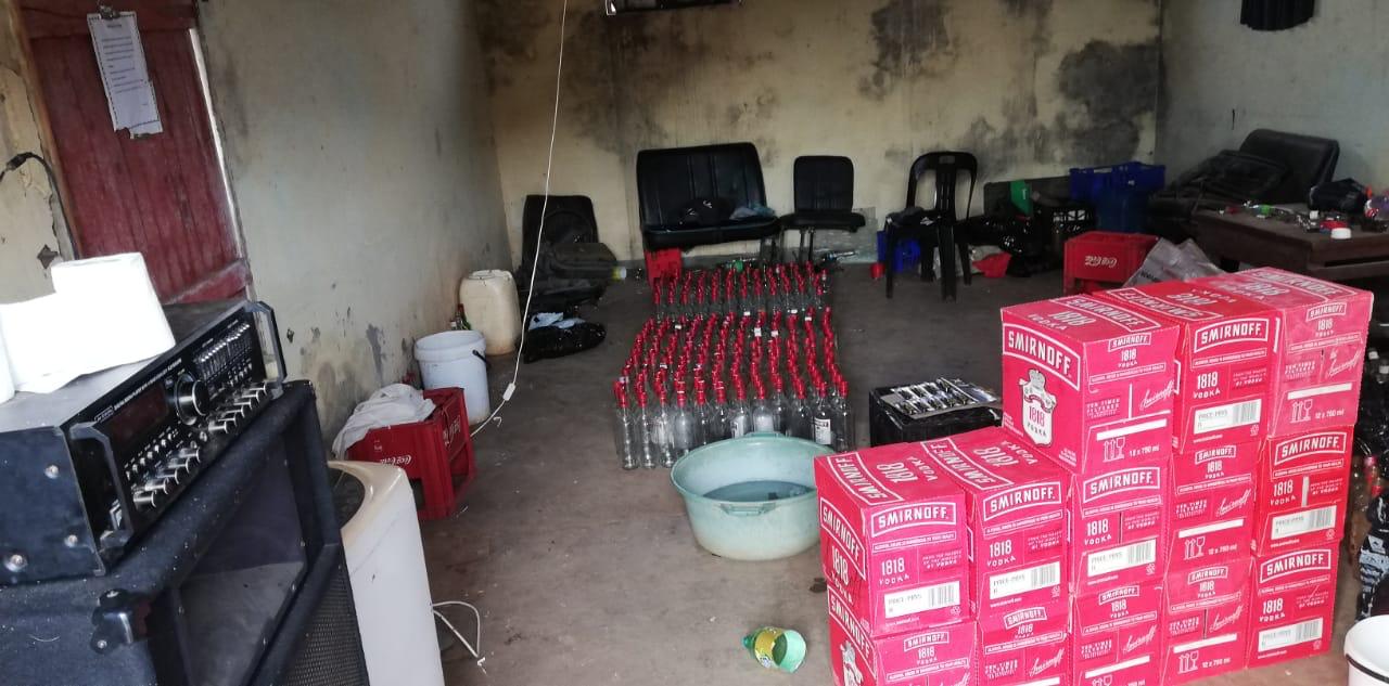 Fake alcohol seized by SAPS Tactical Response Team