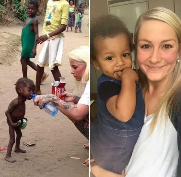 Hope in 2016 abandoned by his family and Hope in 2020 adopted by Anja Ringgren