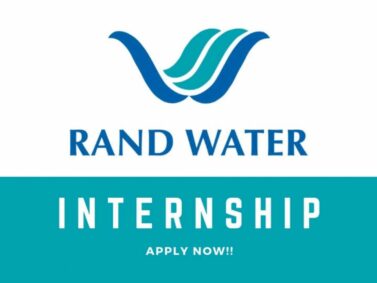 Rand Water : Internship Jobs Applications 2022 / 2023