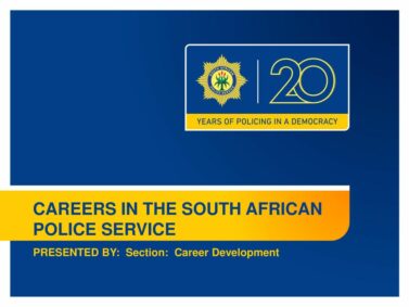 SAPS CAREERS | Apply for 12 Months Internship Jobs 2022 / 2023