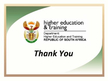 DEPARTMENT OF HIGHER EDUCATION AND TRAINING INTERNSHIP JOBS AND LEARNERSHIP POSTS APPLICATIONS