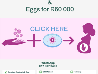 Sperm Donors and Eggs needed in South Africa | R8 000 Payment per sperm and R60 000 per egg