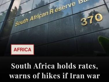 South Africa’s Financial System Under Pressure as Iran War Triggers SARB Alert